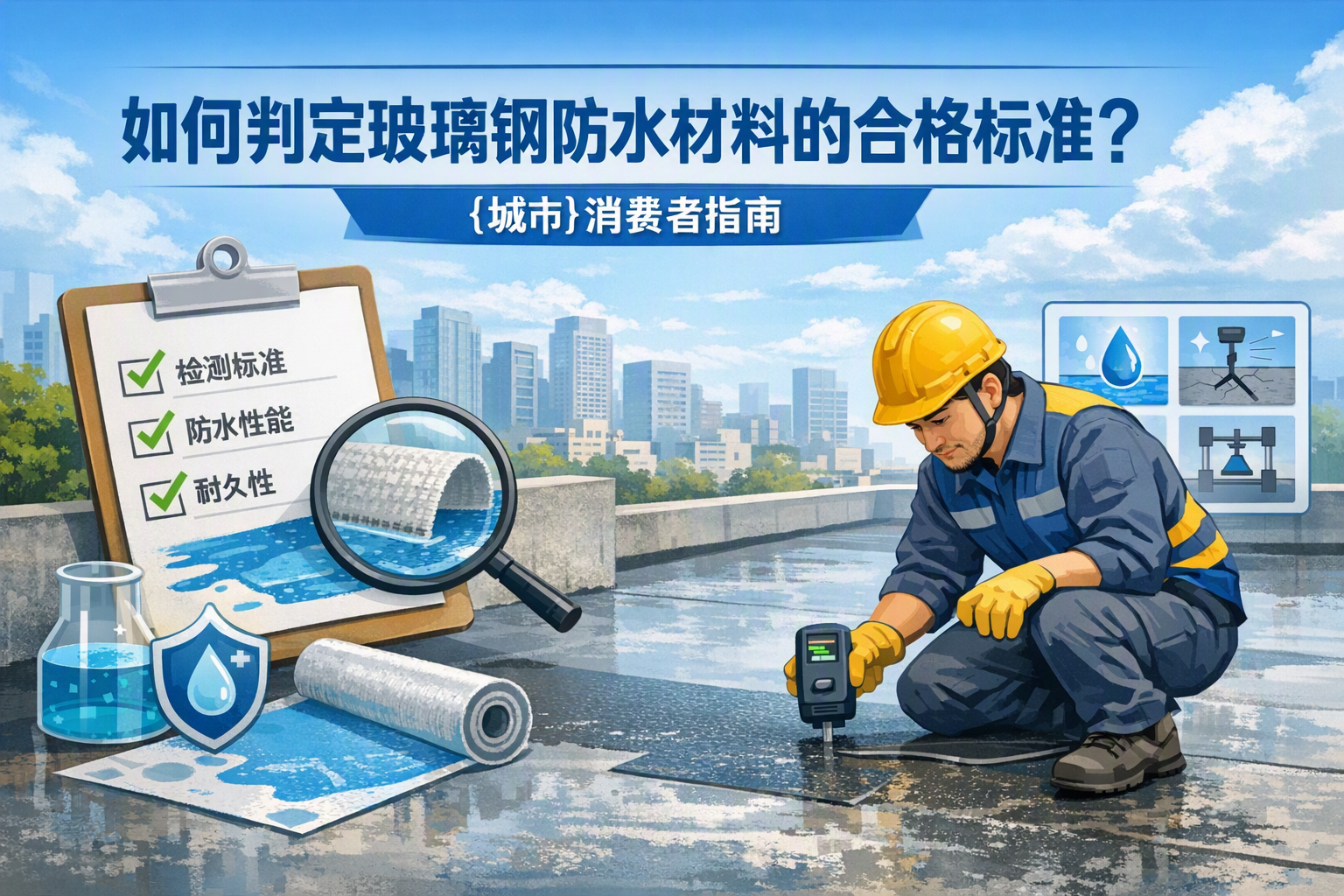 如何判定玻璃钢防水材料的合格标准？ 怒江 消费者指南