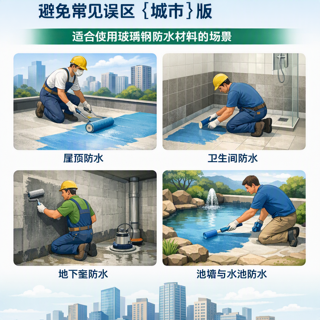 玻璃钢防水材料施工注意事项，避免常见误区 怒江 版