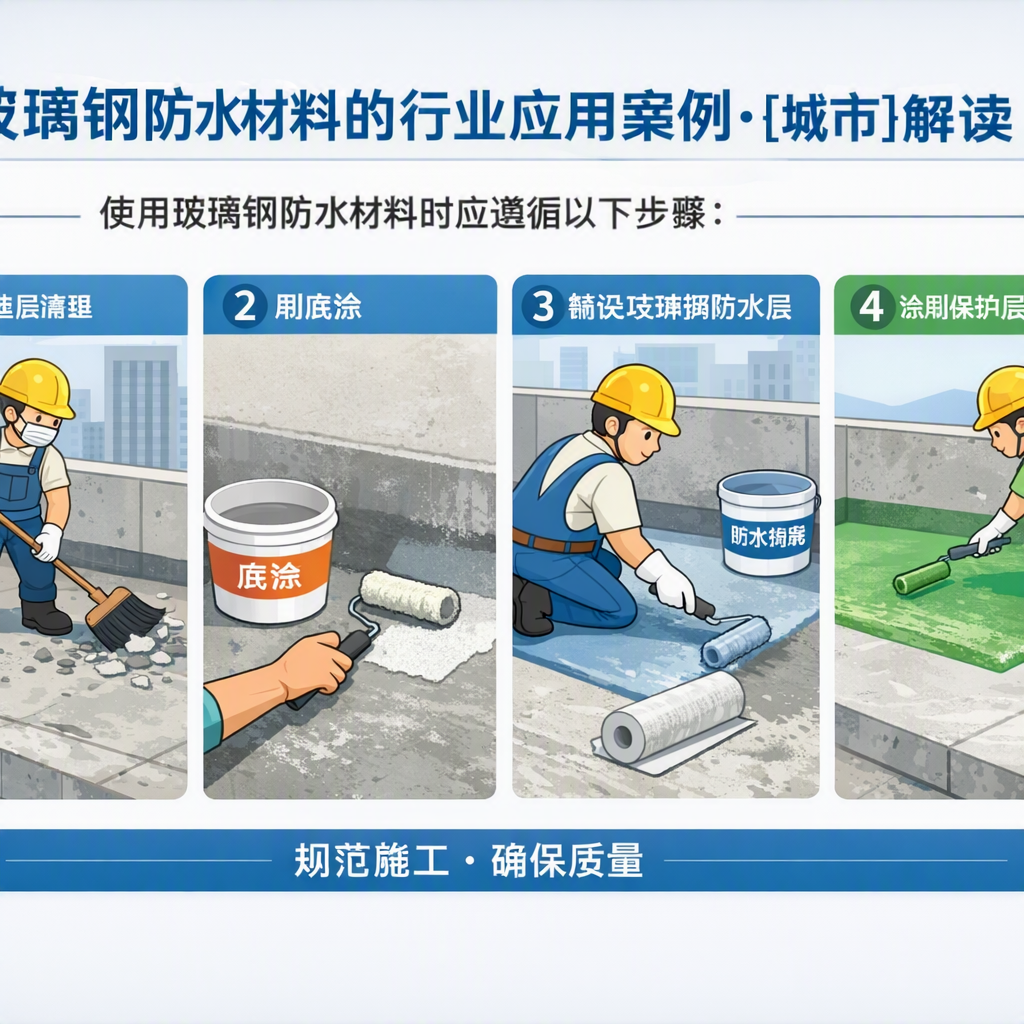 玻璃钢防水材料的行业应用案例,怒江解读