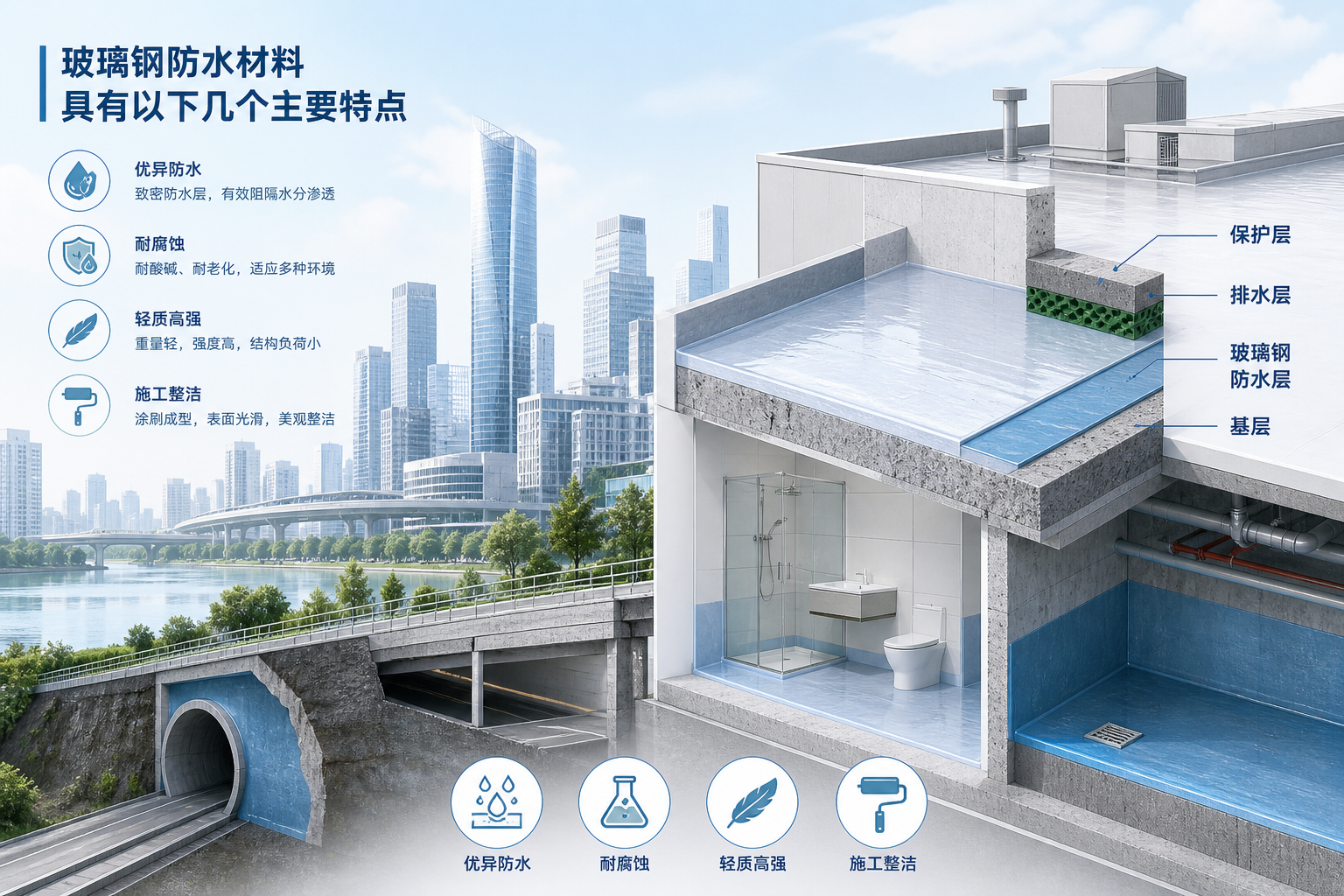 2023年玻璃钢防水材料市场趋势分析，关注 怒江 发展